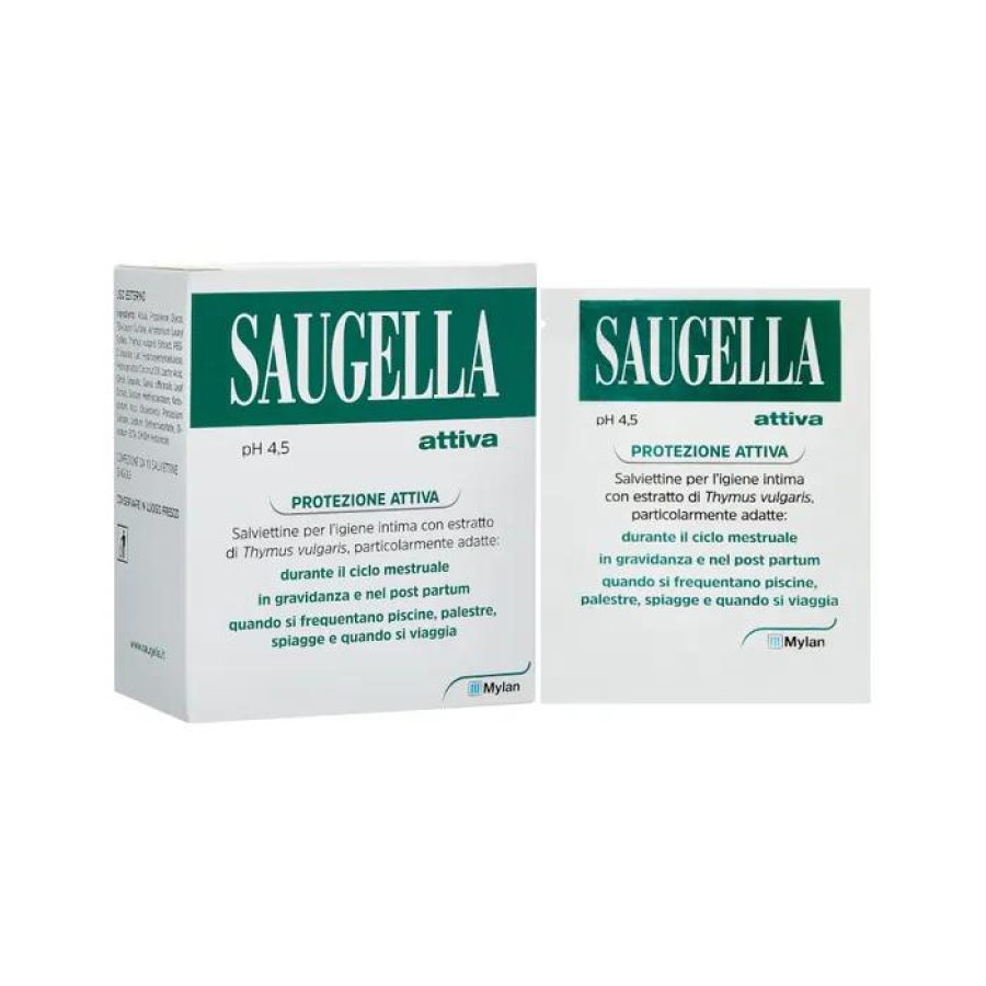 saugella attiva salviette